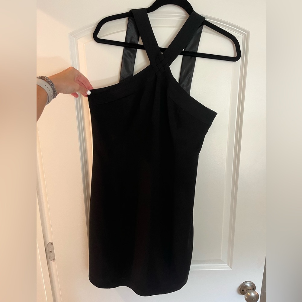 Women’s black cocktail / black tie mini dress